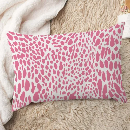 Vista 9 de ArogGeld Funda de cojín lumbar con estampado de leopardo y guepardo negro, funda de almohada para sofá, con manchas de animales marrones y negros