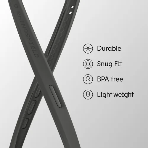 Vista 4 de RhinoShield Funda protectora Compatible con [iPhone 15 Pro Max] CrashGuard - Funda protectora de diseño delgado absorbente de golpes 3.5M / 11