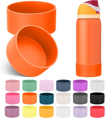 Vista 67 de Mity rain Bota de silicona 2PCS para botella de agua Owala FreeSip Malvavisco tímido