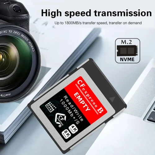Vista 4 de chenyang M.2 NVMe a PCIe 4.0 CF Express Tipo B Caja convertidora de disco duro para cámara y Xbox Series X/S 87.795 in CH SN530 SSD