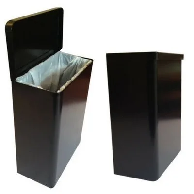 Vista 2 de Revestimiento de receptáculo de servilleta sanitaria de montaje en superficie, TD1010, (1 rollo, 50 bolsas)