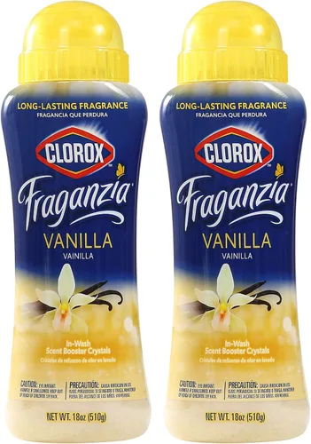 Vista 19 de Clorox Fraganzia Cristales Potenciadores de Aroma para Lavandería en Aroma de Madera de Cedro y Salvia - Perlas Perfumadas Frescas para el Lavado