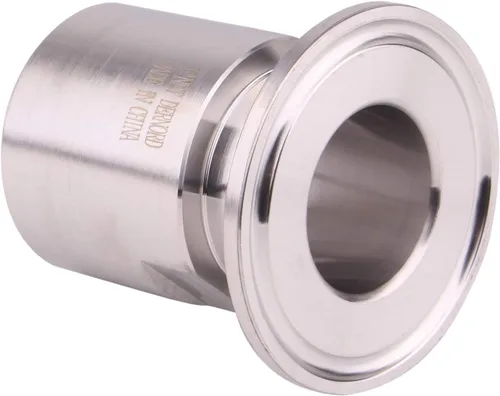 Vista 3 de Dernord - Adaptador de abrazadera triple de 1.5'' a abrazadera de rosca FNPT de 1 pulgada para tubería sanitaria
