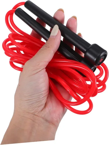 Vista 4 de BESPORTBLE 7pcs Adjustable PVC Skipping Rope with Anti-slip Handles for Boxing Fitness Speed Jumping Weight Loss Training Outdoor Exercise Equipment