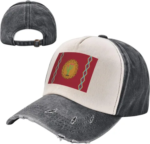 Vista 2 de Panteera Wayuu Baseball Cap for Men Women Hats Adjustable Vintage Washed Cotton Dad Hat