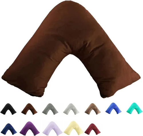 Vista 2 de TAOSON - Funda para almohada 100 % algodón de 300 hilos, funda para almohada, funda para cojín, con cremallera, solo funda, sin inserto Envelope