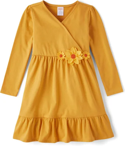 Vista 6 de Gymboree Vestidos escalonados de manga larga para niñas y niños pequeños Sugar Beet