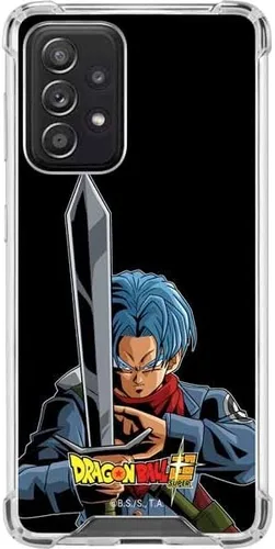 Vista 17 de Skinit Funda transparente compatible con Galaxy A52 5G, diseño oficial de Dragon Ball Super Goku Negro - DBZSPR04