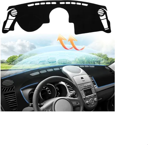 Vista 26 de CARTIST Cubierta de Tablero de Ajuste Personalizado para Chevy Chevrolet Silverado/GMC Sierra 1500 2014-2018, Silverado/GMC Sierra 2500HD 3500HD