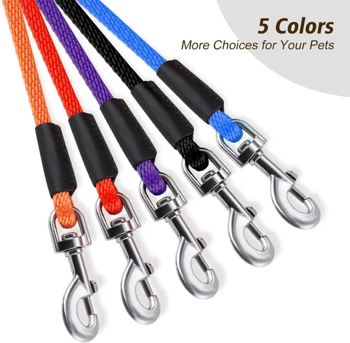 Vista 5 de Lynxking - Correa de control para perros - Correa larga de adiestramiento para perros - Línea de seguimiento con asa cómoda - Cuerda para cachorros