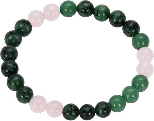 Vista 15 de Jet International New Round Beads Stretch Bracelet Natural Genuine Gift