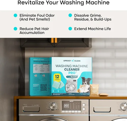 Vista 2 de Uproot Clean Tabletas de limpieza para lavadora para dueños de mascotas