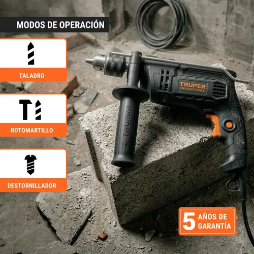 Vista 6 de Rotomartillo Industrial 1/2 '650 W