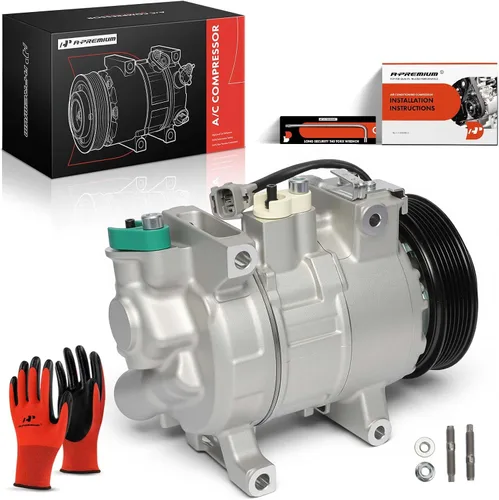 Vista 10 de A-Premium Compresor de aire acondicionado de CA con embrague compatible con Chrysler 300 2014-2023 y Dodge Charger 2014-2023, Challenger 2015-2023