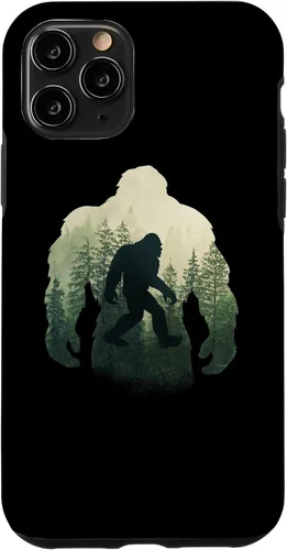 Vista 29 de Sasquatch Yeti Figure Nature Double Exposure Bigfoot Case for iPhone 17