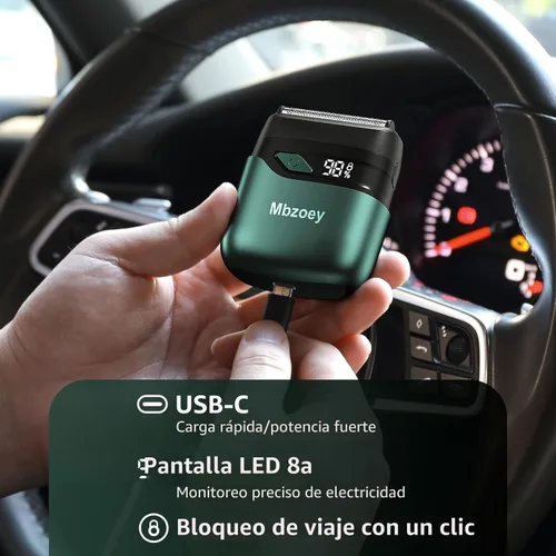 Vista 5 de Mbzoey Afeitadoras eléctricas de lámina para hombres: IPX7 resistente al
