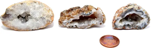 Vista 8 de HQRP 1PC Natural Agate OCO/Cuarzo Geoda Crystal Cluster Sparkling Multicolor Gemstone Coleccionable Mineral Especimen - Brasil