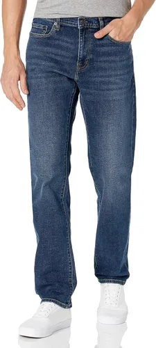 Vista 19 de Amazon Essentials - Pantalones vaqueros elásticos de corte recto para hombre