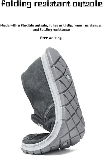 Vista 4 de Mocasines de lona para hombre, estilo vintage, planos, para barco, para caminar, ligeros, casuales