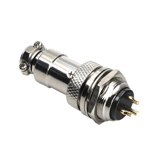 Vista 12 de Heyiarbeit Plata Negro GX12-2 15A 2P Aviación Conector Hembra/Macho Panel de Alambre de Alimentación Chasis Accesorios Conector de Metal Aviación 1