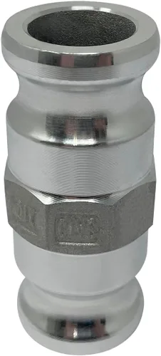 Vista 2 de Gloxco Tipo de aluminio AA leva y ranura de montaje, Camlock macho x Camlock macho (1, 1 "Camlock macho x 1" macho Camlock)
