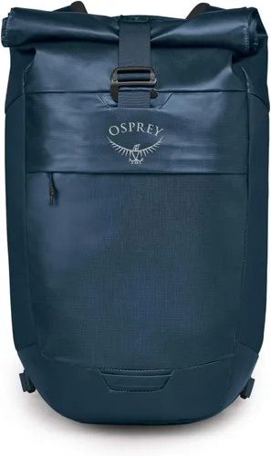 Vista 7 de Osprey Mochila para portátil Transporter con tapa enrollable, color azul Venturi Venturi Azul