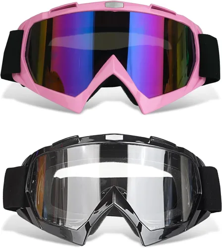Vista 11 de Gafas para cuatrimoto ATV Motocross para equitación, carreras todoterreno para hombres y mujeres