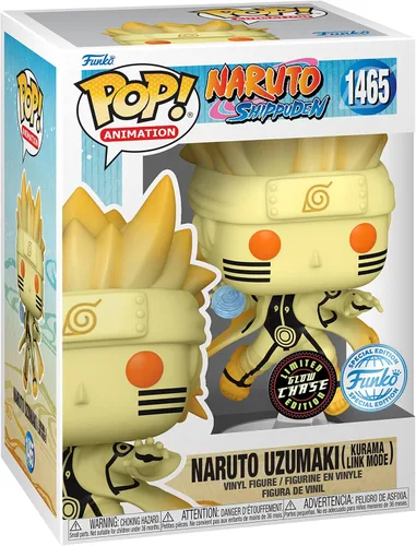 Vista 8 de Funko Pop Naruto Shippuden: Naruto Uzumaki Kurama Link Mode Figura Edición Especial Multicolor Exclusivo (Jiraiya con Rasengan)