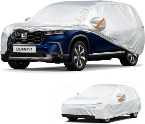 Vista 35 de GUNHYI Funda para coche SUV de ajuste personalizado para BMW X5/X6 de 2007 a 2022, 6 capas de alta resistencia, cubierta exterior completa