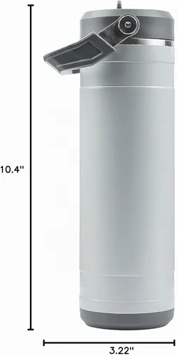 Vista 11 de Pelican Hydration Pelican Pacific™ - Vaso aislado al vacío de 26 onzas, acero inoxidable reciclado de doble pared de viaje con doble tapa, botella