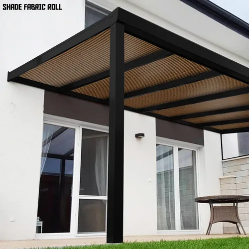 Vista 3 de Sunshades Depot, rollo de malla sombra de color beige, bloquea el 75% de los rayos ultravioletas, resistente, de 6' x 1'., Marrón