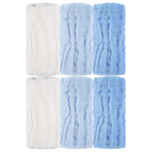Vista 8 de MUKIN Toallitas para bebé, paños suaves para recién nacidos, toallitas de baño absorbentes, paños o toallas para eructos, lista de regalos de bebé