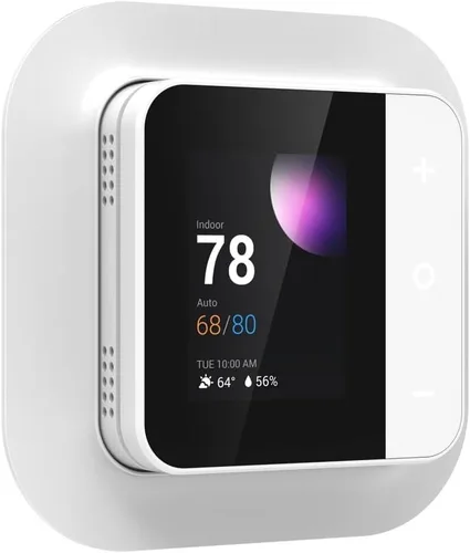 Vista 9 de Vine Termostato inteligente programable TJ-560 de 4 pulgadas con pantalla táctil completa para el hogar con control de aplicaciones, ahorro