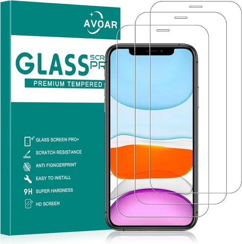 Vista 61 de Paquete de 2 protectores de pantalla de privacidad para iPhone 11/iPhone XR, pantalla de privacidad iPhone 11 de 6.1 pulgadas, película de vidrio