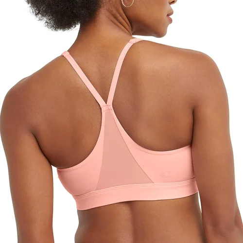 Vista 2 de Champion Brasier deportivo para mujer, suave al tacto, absorbe la humedad, brasier deportivo de soporte ligero para mujer