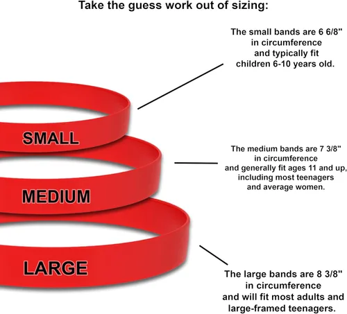 Vista 5 de Pulsera de alerta médica de silicona - Pulseras de identificación para mujeres y hombres