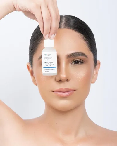 Vista 7 de Suero de ácido hialurónico, humedad durante todo el día, suero facial para una piel de aspecto suave, hidrata, rellena la piel, reduce las arrugas