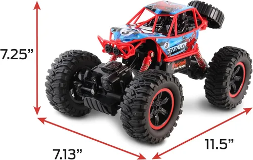 Vista 4 de NKOK Mean Machines 4x4 Off-Road Rock Crawler 2.4GHz Escala 1/14 RC (RTR) Stinger, Multi