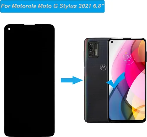 Vista 5 de Pantalla LCD compatible con Moto G Stylus 2021 XT2115 6.8 pulgadas, pantalla LCD táctil con herramientas