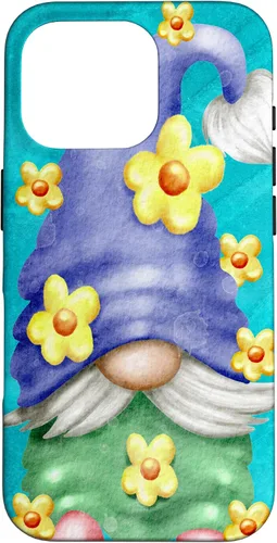 Vista 20 de Floral Spring Gnome for Garden Mom and Summer Cute Flower Case for iPhone 17