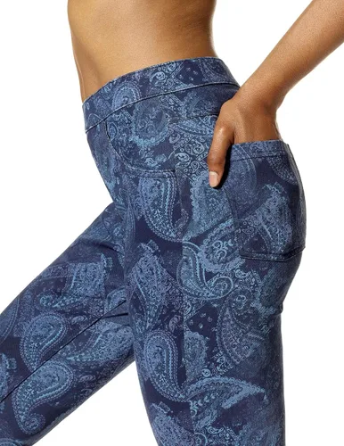 Vista 3 de HUE Leggings de mezclilla de tiro alto para mujer