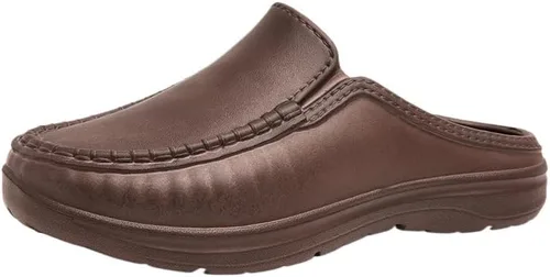 Vista 8 de Zuecos de trabajo de apoyo, zapatos ortopédicos antideslizantes para chef, enfermera, jardín, cómodas, sandalias deslizantes con cojín deslizantes
