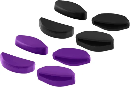 Vista 16 de Mryok Replacement Nose Pieces Nose Pads for Oakley Frogskins Range/Hybrid/HSTN/Top Knot/Frogskins Range XL Sunglass - Options 1 par negro - ajuste