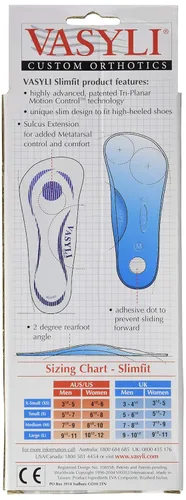 Vista 2 de Vasyli Plantillas delgadas extendidas personalizadas, XS, ideales para zapatos de mujer, aumento metatarsiano integrado, plantilla moldeada por calor