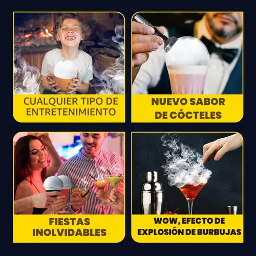 Vista 6 de Homia Boquilla para Infusor de Humo, Accesorio de Burbujas