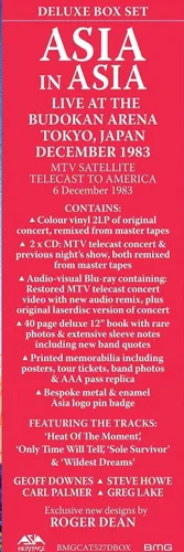 Vista 4 de Asia in Asia - Live at The Budokan Tokyo 1983 Deluxe