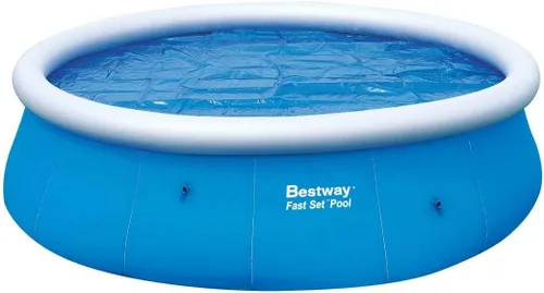 Vista 3 de Bestway Flowclear - Cubierta solar para piscina de 10 pies compatible con piscinas sobre el suelo de 10 pies