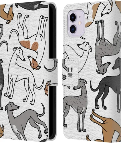 Vista 13 de Head Case Designs Airedale Terrier Dog Breed Patterns 4 Leather Wallet Case Compatible with Apple iPhone 11
