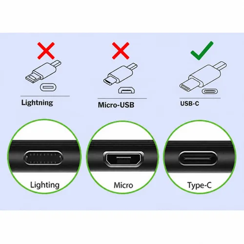 Vista 5 de Samsung Cable USB-C a USB-C 1.8m 3A Negro