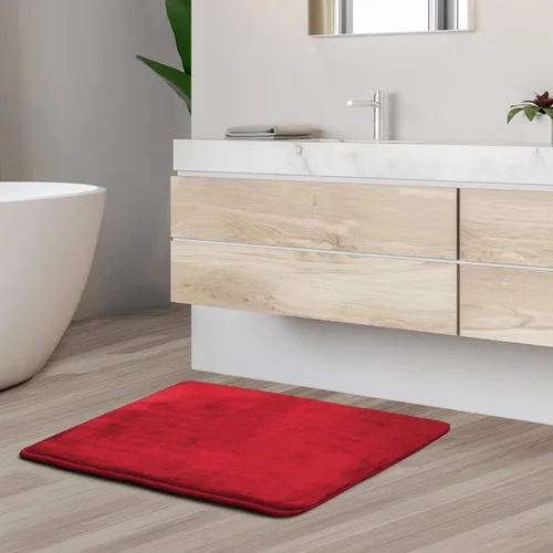 Vista 63 de Clara Clark Alfombra de Baño 24" x 17" - Alfombras de Baño, Tapete de Baño de Espuma Viscoelástica, Afelpado, Acogedor, Ultra Suave, Antideslizante